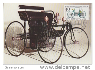 Berlin 1982 Daimler-Stahlradwagen 1889 1v Maxicard (19372) - Maximum Kaarten