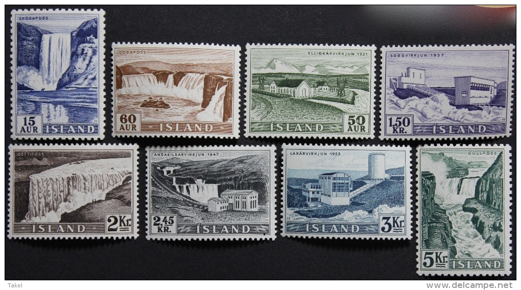IJsland, Elektriciteit En Watervallen - Unused Stamps