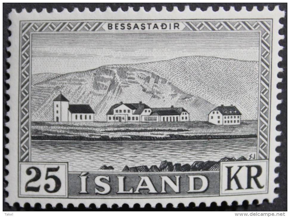 IJsland, Bessastadir , Zetel Van De President - Unused Stamps