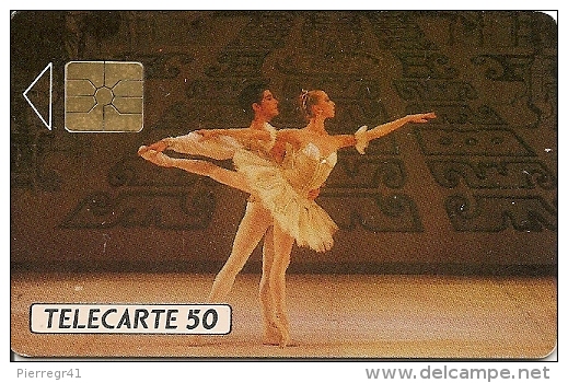 CARTE-PUBLICC-MONACO-50U-MF 08--GEM A-Série A-BALLETS De MONTE CARLO--UTILISE-BE - Monace