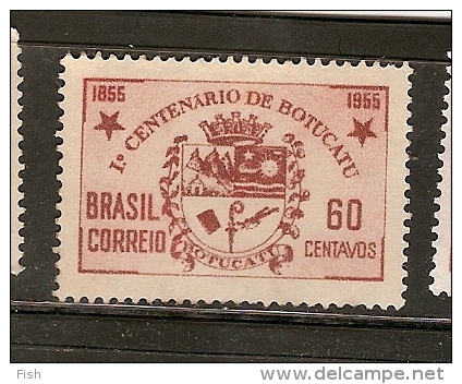 Brazil * & Centenário Da Cidade De Botucatu 1855-1955 (603) - Neufs