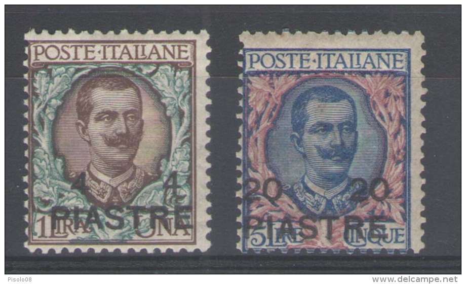 LEVANTE  COSTANTINOPOLI 1908  FLOREALE ** MNH - General Issues