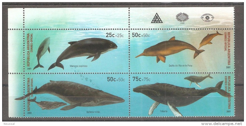 Serie Nº 2246/49 Argentina - Baleines