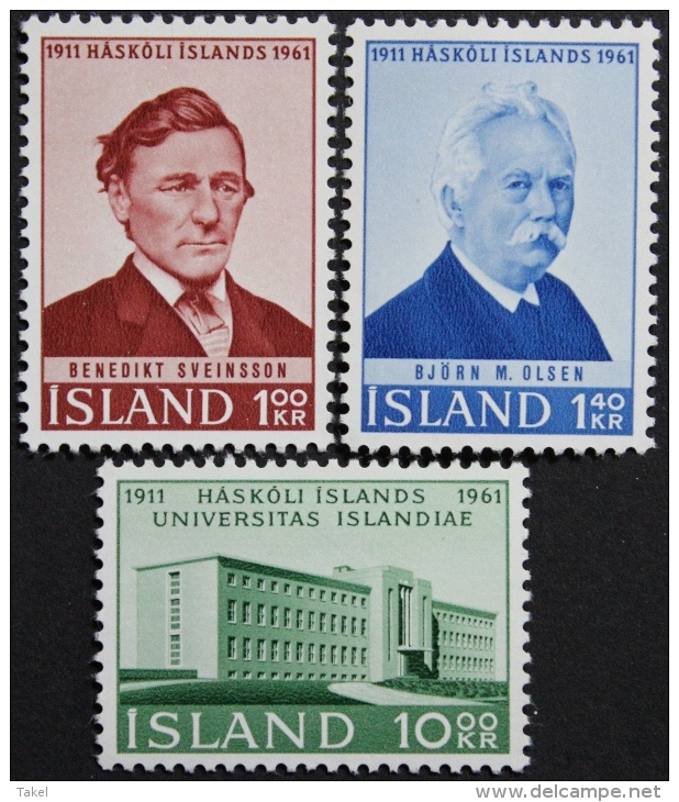 IJsland, 50 Jaar Universiteit Van IJsland - Unused Stamps