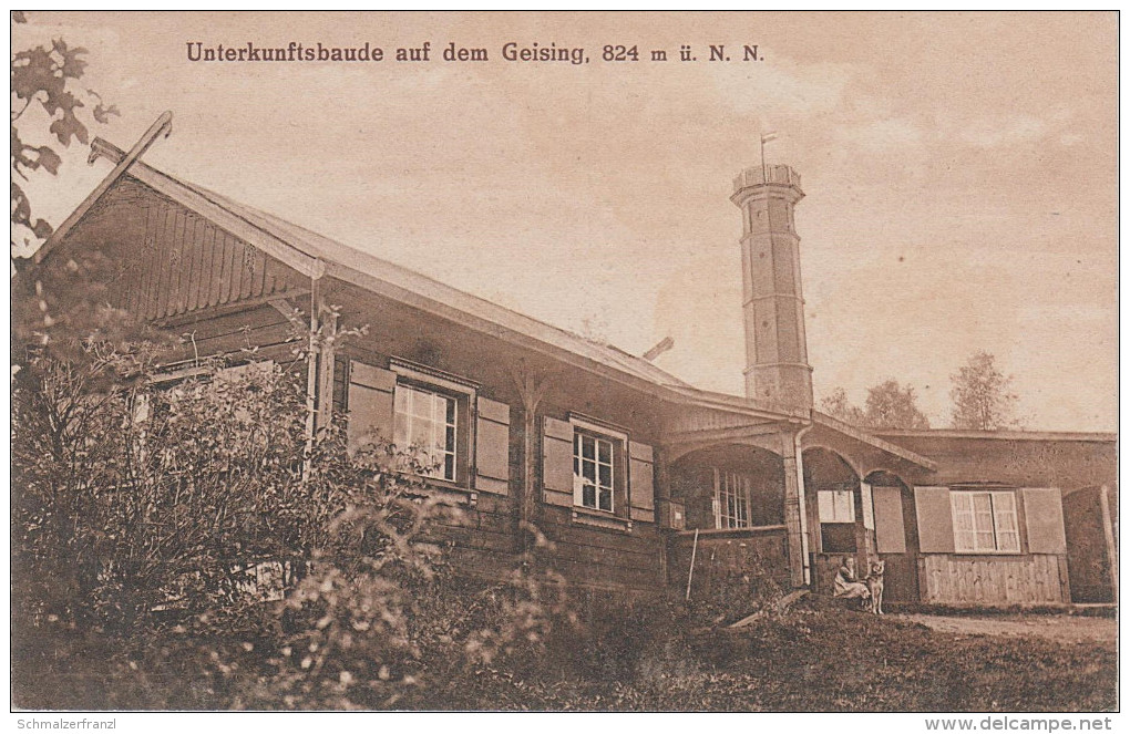 AK Geisingberg Altenberg Unterkunftshaus Geising Gasthof Luisenturm Turm Bei Zinnwald Bärenstein Glashütte Lauenstein - Geising