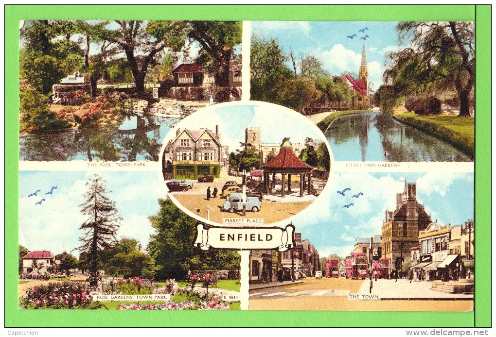 ENFIELD / THE TOWN PARKS .... / Carte écrite En 1963 / Written On 1963 - Middlesex