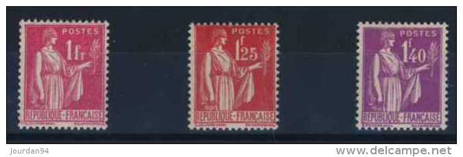 FRANCE      N°  369  /    370 - 1932-39 Paix