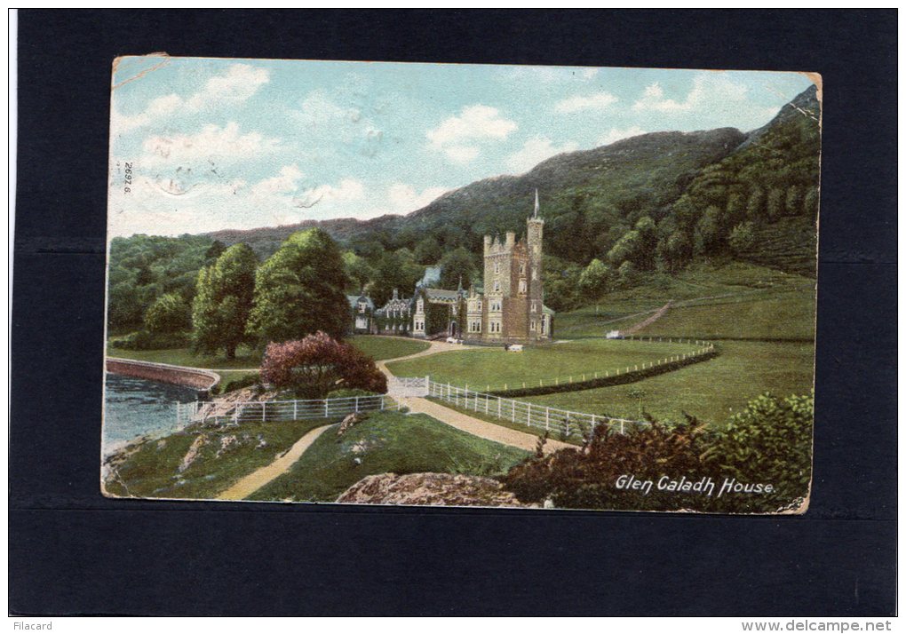 51342   Regno  Unito,   Scozia,  Glen Caladh House,  VG   1904 - Argyllshire