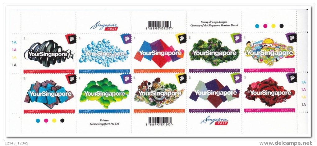 Singapore 2011, Postfris MNH, YourSingapore - Singapore (1959-...)