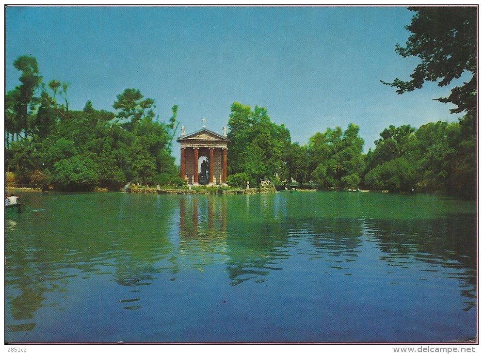 Roma - Little Lake Of 'Villa Borghese', Italy (1154) - Not Used ! - Parques & Jardines