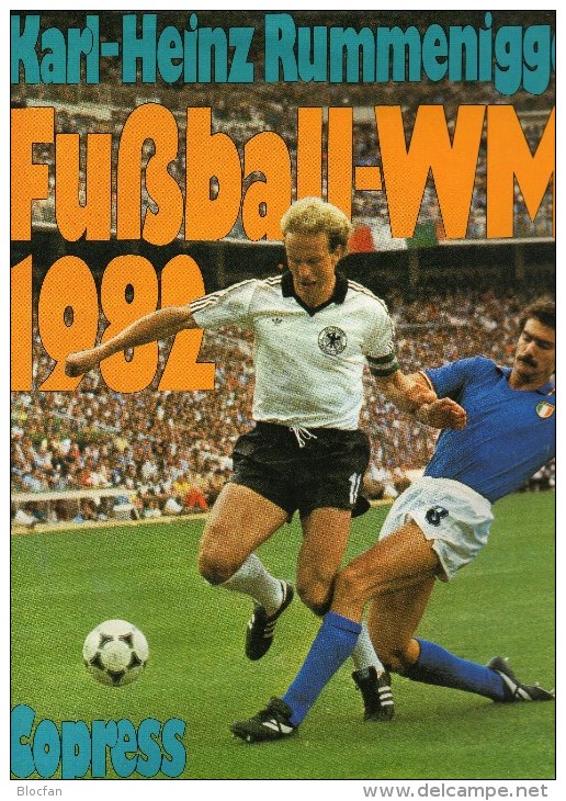 Bildband Rummenigge FIFA Fußball WM 1982&Mongolei 1530+Block A89 ** 180€ Spanien´82 AD Italy Champion Sheet Bf Mongolia - Sports
