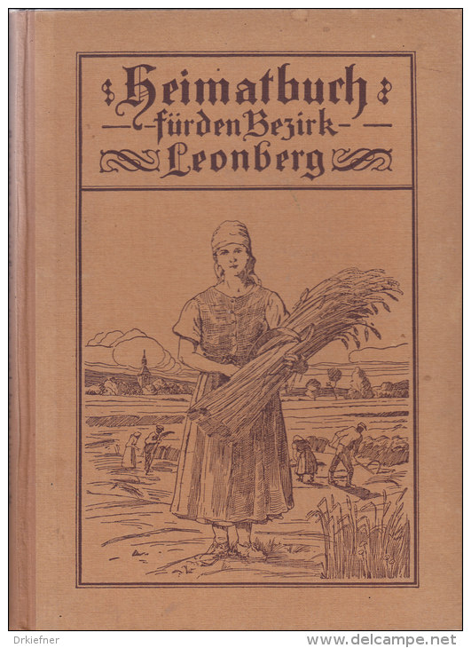 Heimatbuch Für Den Bezirk LEONBERG Von J. Binder 1924, Mit über 60 Abbildungen - Alte Bücher