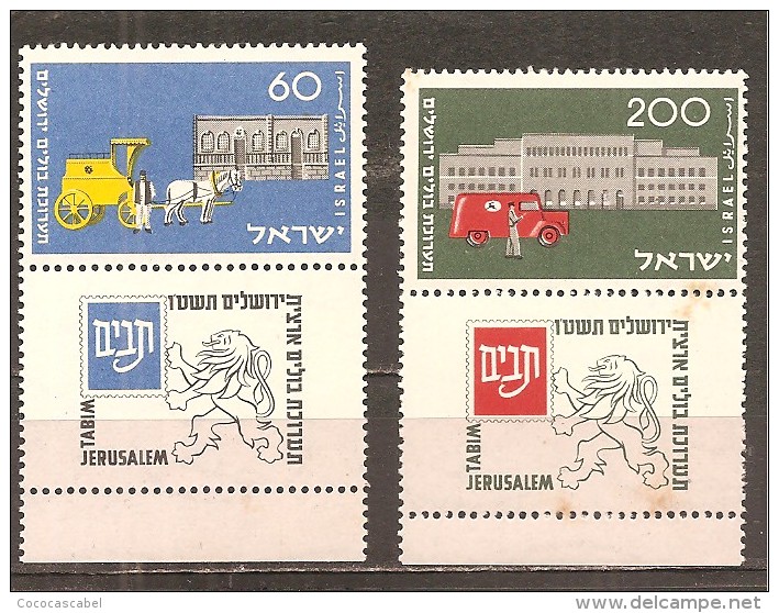 Israel. Nº Yvert 80-81-tab (MNH/**) (óxido) - Ongebruikt (met Tabs)