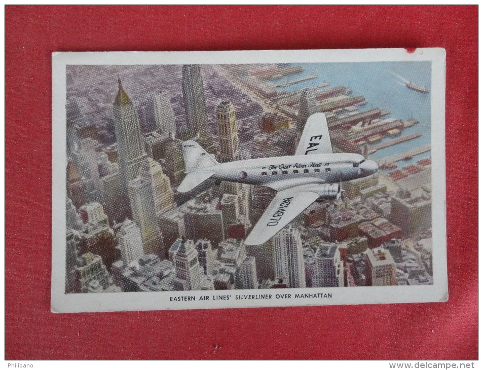 Eastern Airlines Silverliner Over Manhattan---   Ref 1708 - 1946-....: Ere Moderne