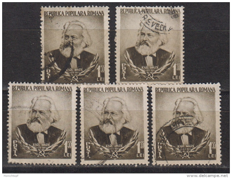 Rumänien; 1953; Michel 1428 O; Karl Marx; Bild2 - Karl Marx