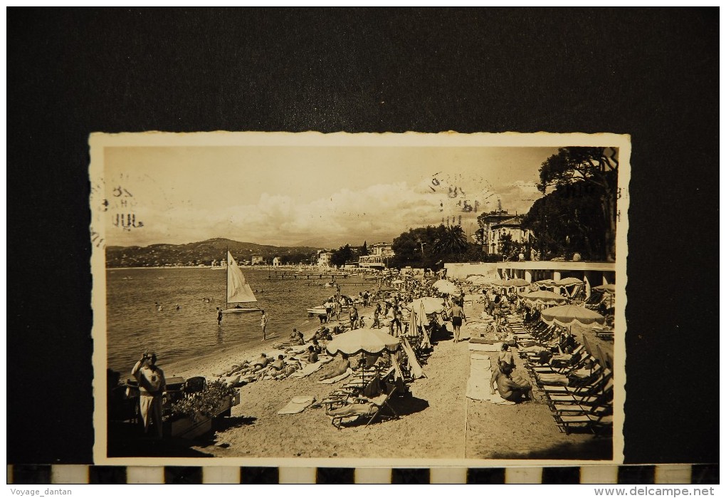 CP, 06, JUAN LES PINS La Plage N°1850 Edition La Cigogne - Juan-les-Pins