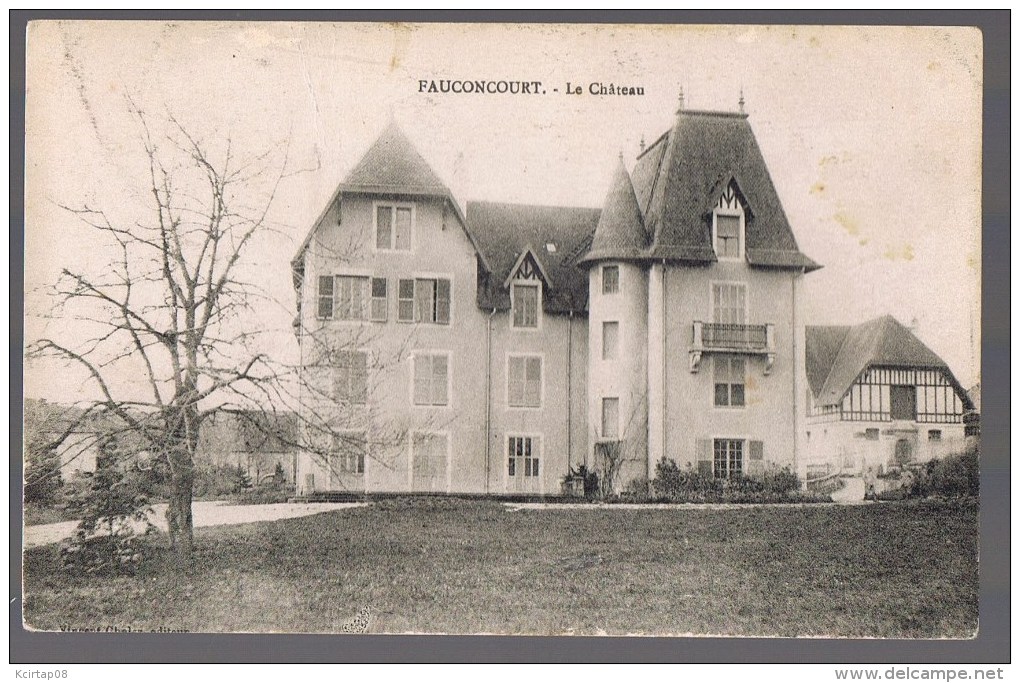 FAUCONCOURT . Le Château . - Other & Unclassified