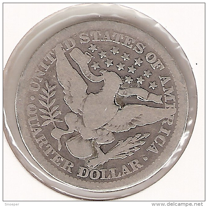 *usa  Quarter    1902   Km  114    Look!! - 1892-1916: Barber