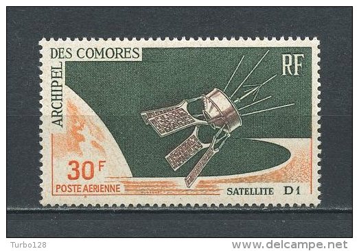 COMORES 1966 PA N° 17 ** Neuf = MNH Superbe  Cote 4,50 €  Espace Space Satellite D1 - Unused Stamps