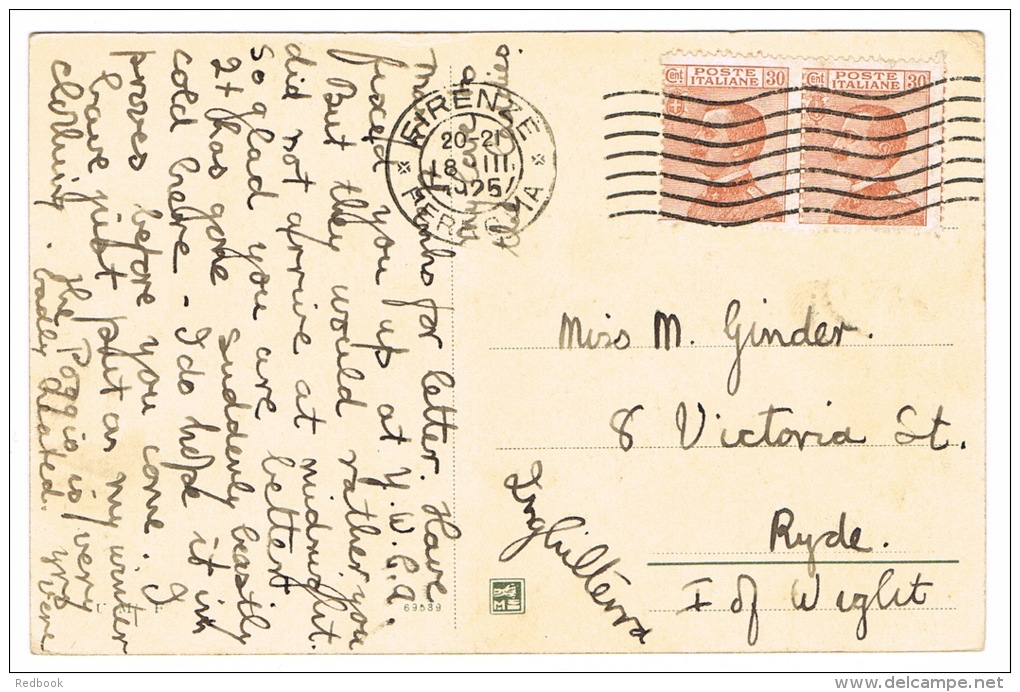 RB 1015 - 1925 Postcard - Firenze - Cascine  Monumento Al Principe Indiano Rajaram Mabarajak Kalnapoor - India Interest - Firenze