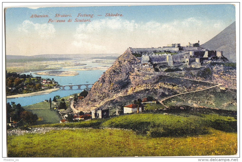 SCUTARI Shkodra, Albania, Festung Fort, Old PC - Albanie