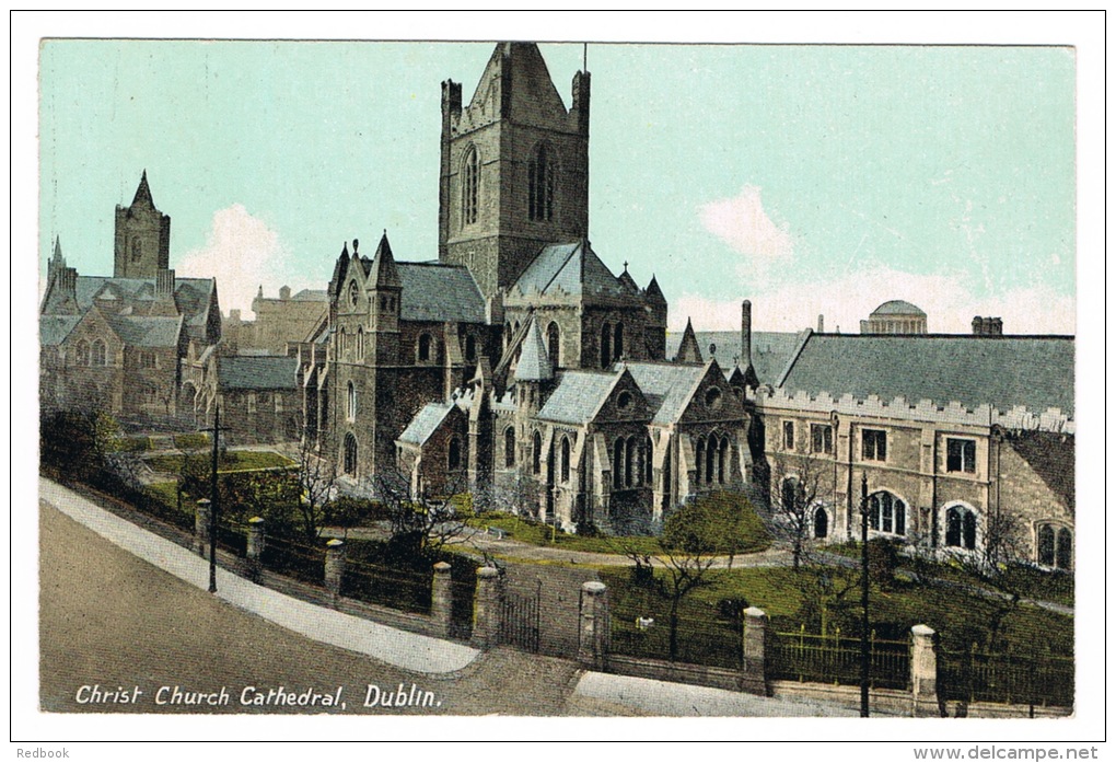 RB 1015 - Early Postcard - Christ Church Cathedral - Dublin Ireland Eire - Dublin