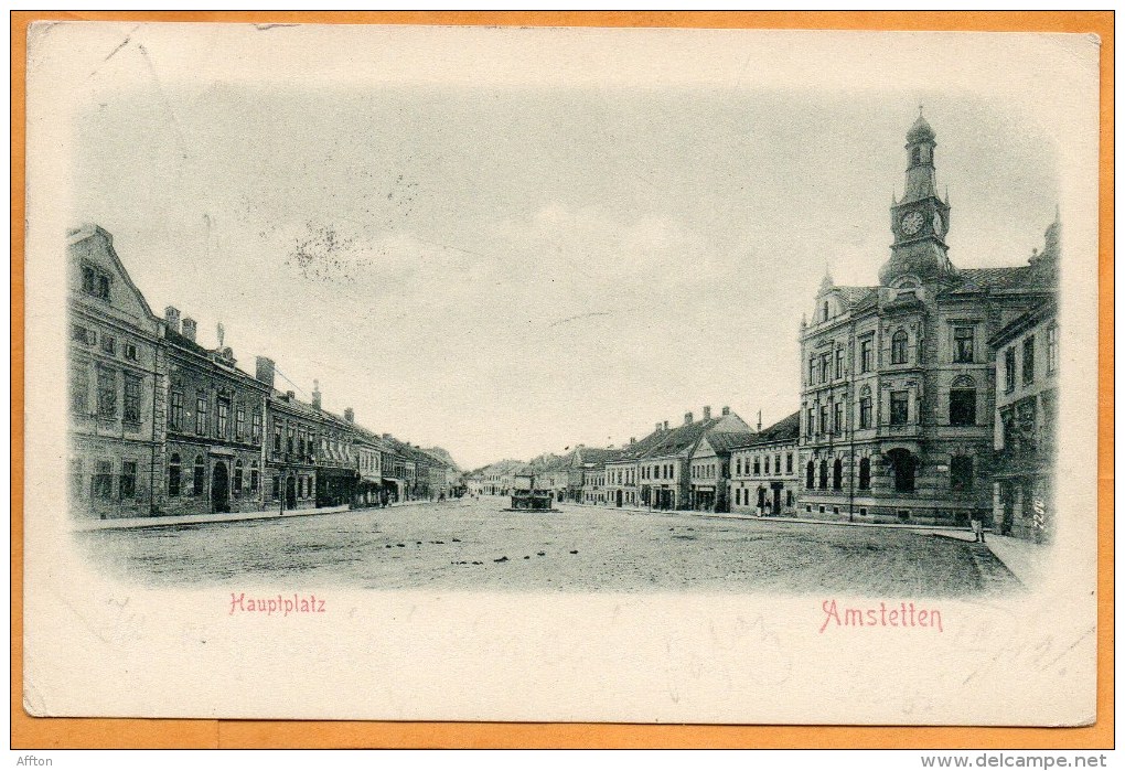 Amstetten Hauptplatz 1900 Postcard - Amstetten