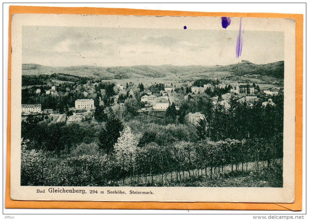 Bad Gleichenberg 1910 Postcard - Bad Gleichenberg