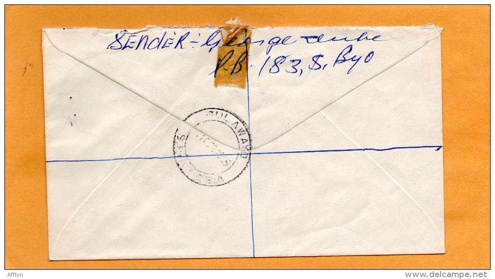 Bulawayo 36 Southern Rhodesia 1965 Registered Cover Mailed - Rhodesia (1964-1980)