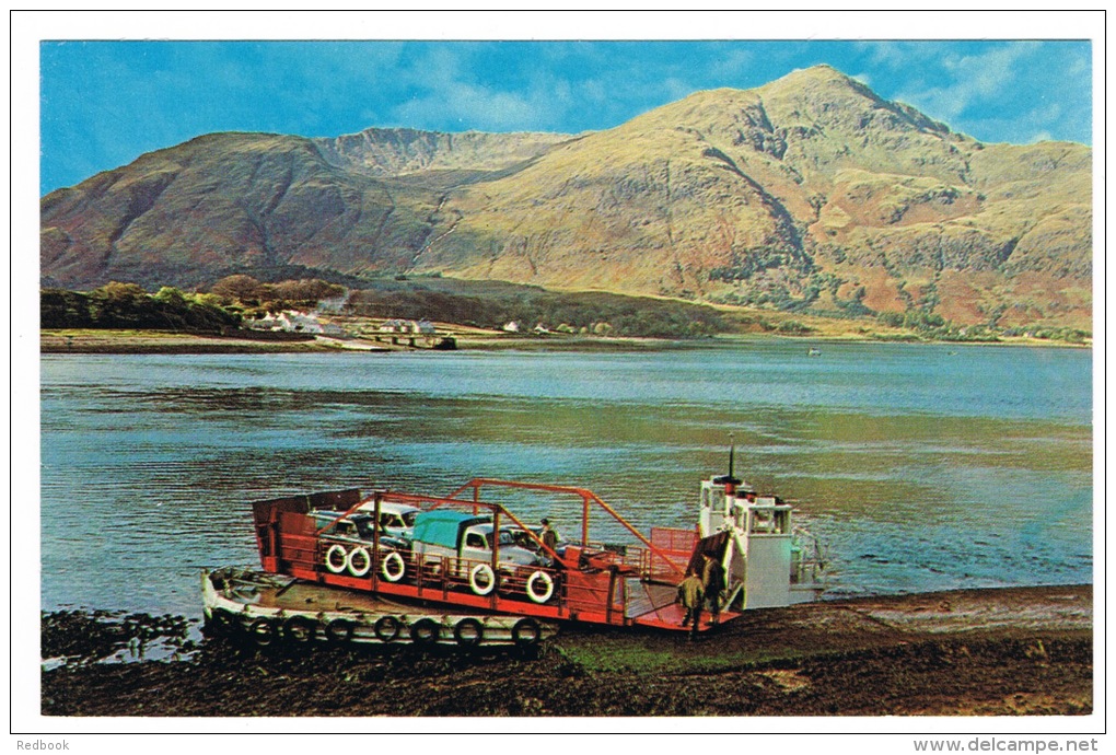 RB 1017 -  Postcard - Corran Car Vehicle Ferry - Inverness Scotland - Inverness-shire