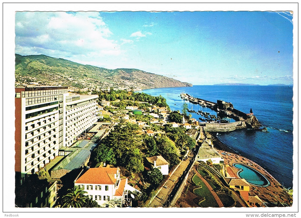 RB 1017 -  1973 Postcard - Funchal Madeira Portugal - Superb Savoy Hotel Meter Postmark - Madeira