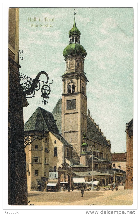 RB 1018 - Early Postcard - Pfarrkirche - Hall I. Tirol Austria - Hall In Tirol