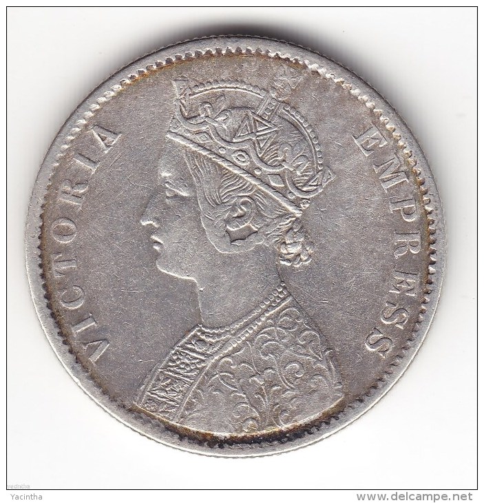 @Y@   BRITISH INDIA 1 Rupee 1887 (2636) - Inde