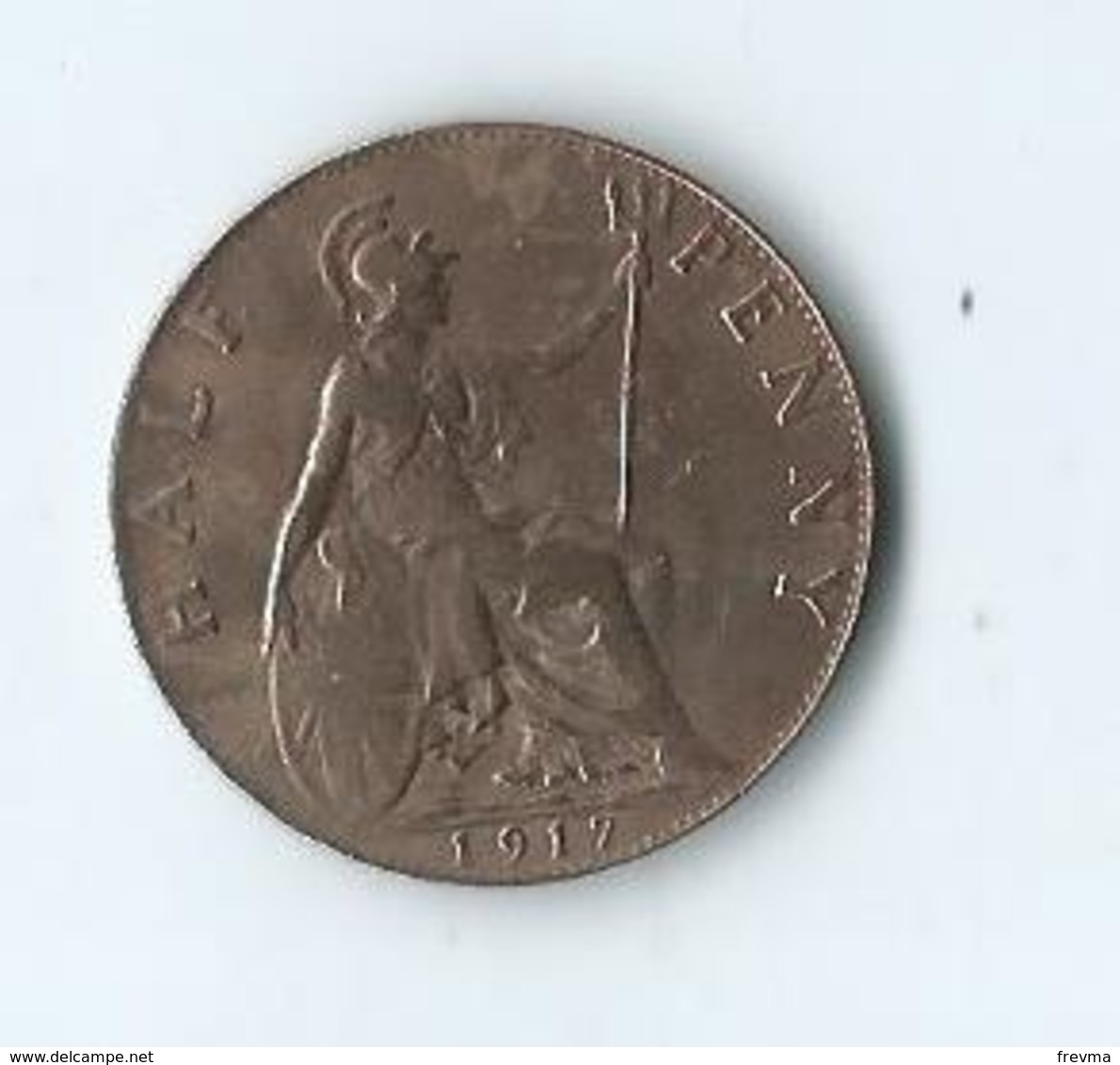 Georgius V One Penny 1917 - Otros & Sin Clasificación