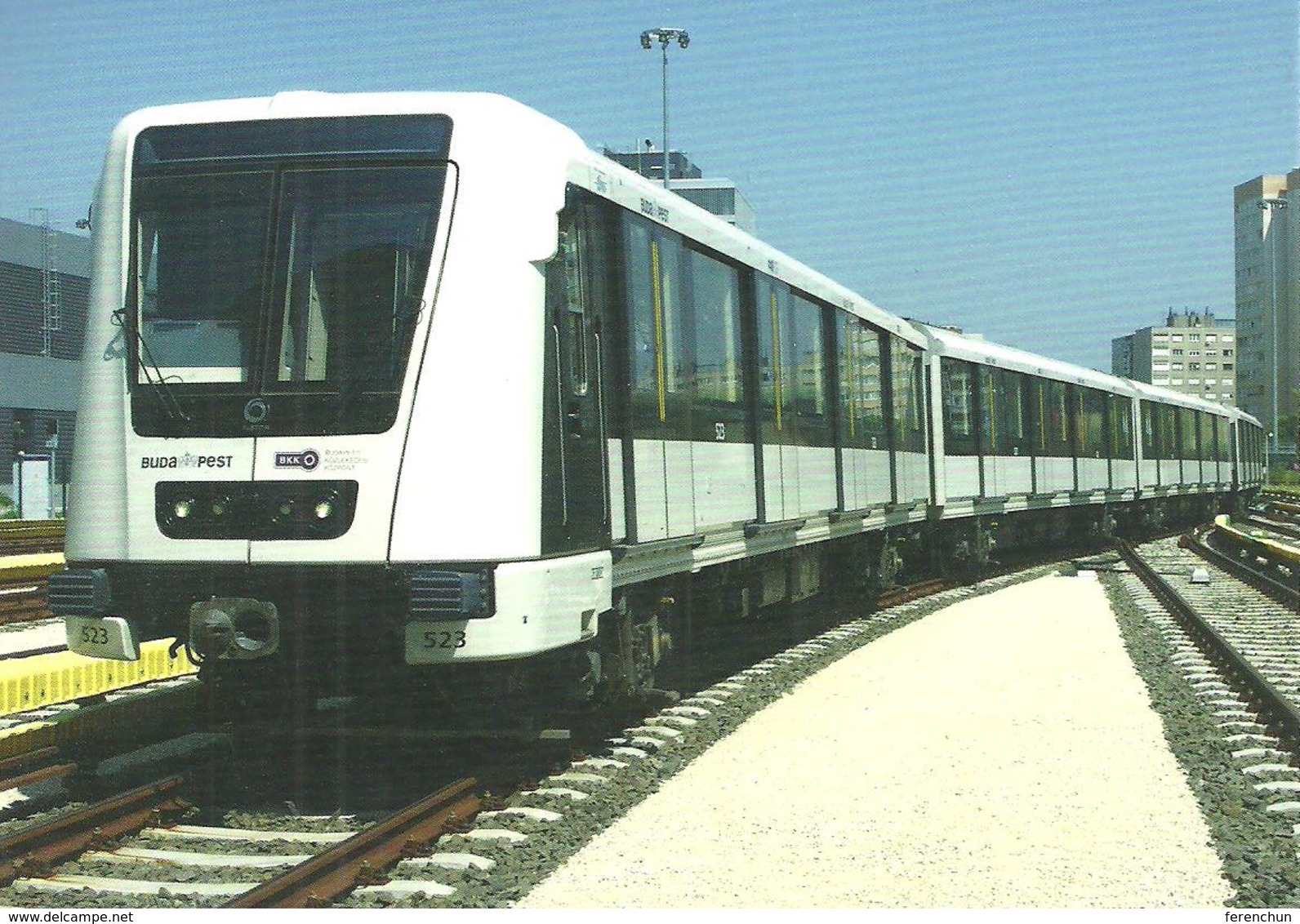 UNDERGROUND SUBWAY METRO RAIL RAILWAY RAILROAD TRAIN BKV ALSTOM METROPOLIS KELENFOLD BUDAPEST * Top Card 0423 * Hungary - Métro