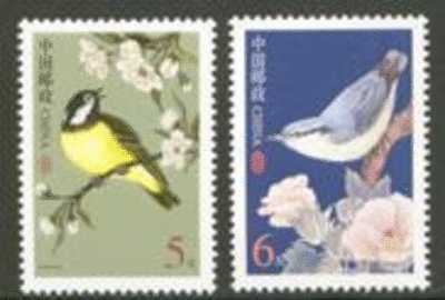 2004 CHINA R31 BIRDS III 2V MNH HIGH VALUE - Neufs