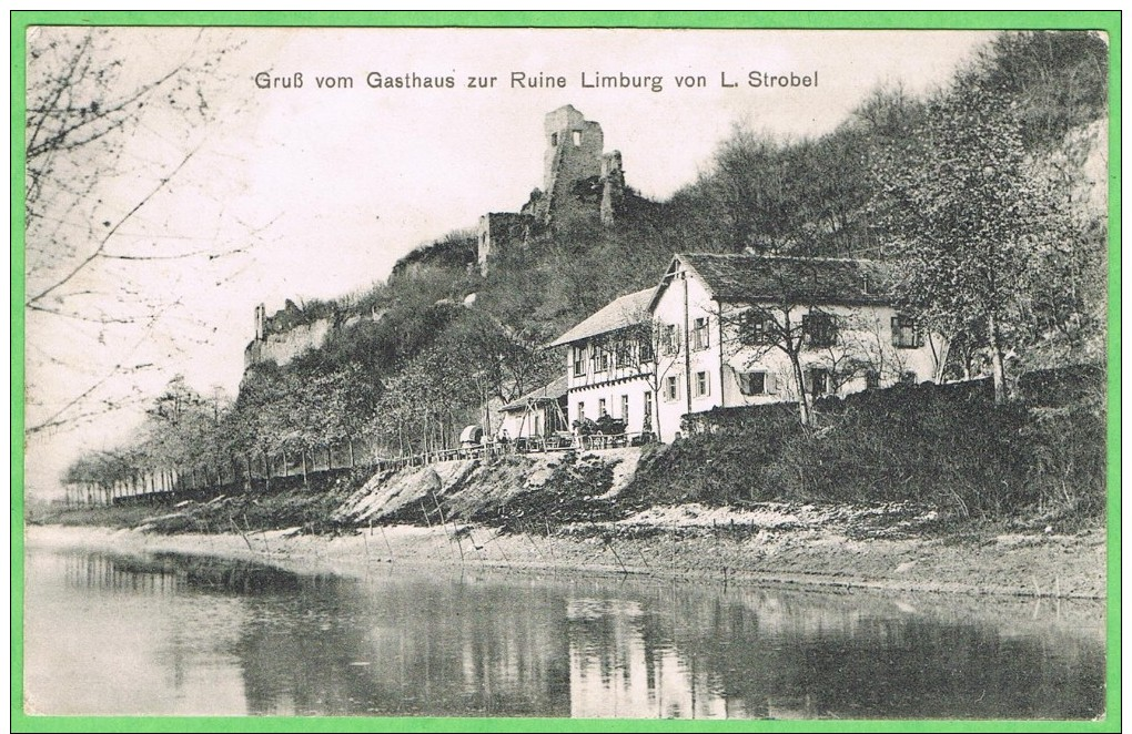 Gruß Vom Gasthaus Zur Ruine Limburg Von L.Strobel - Sasbach