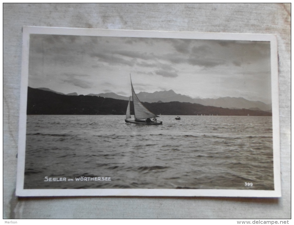 Austria  Segler Am Wörthersee - Sailing - Kunstv. Franz Schilcher -Klagenfurt  - RPPC  -FOTO-AK   D124432 - St. Veit An Der Glan