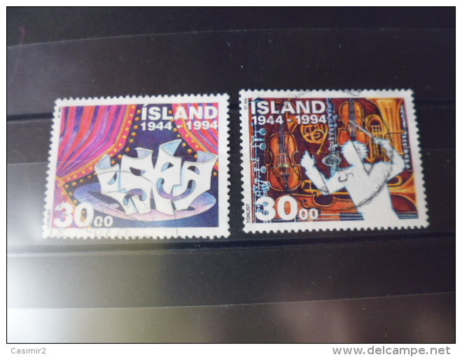 ISLANDE TIMBRE OU SERIE  YVERT N°755+759 - Used Stamps