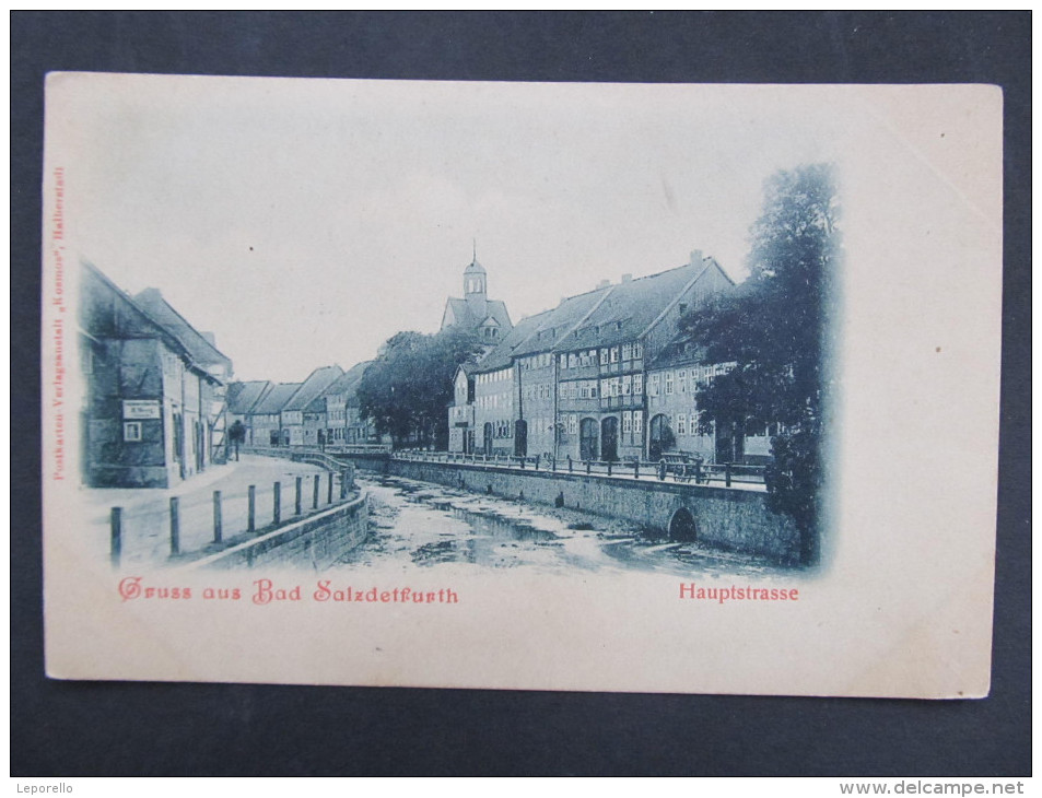 AK BAD SALZDETFURTH Ca.1900 .// D*15111 - Bad Salzdetfurth