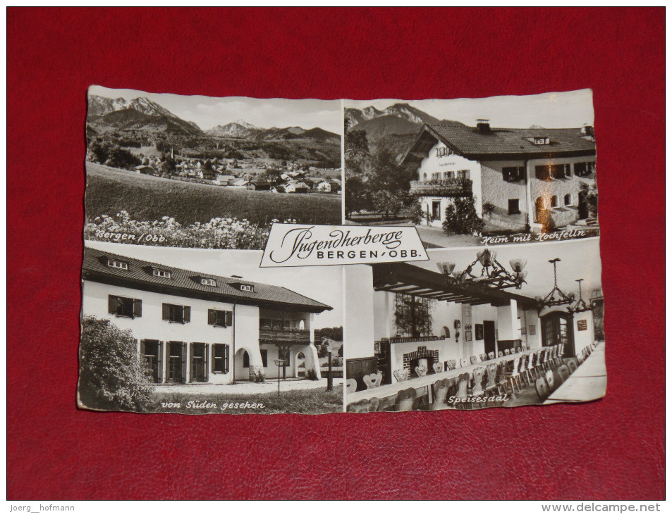 8201 Bergen Jugendherberge Chiemgau Oberbayern Traunstein Bayern Gebraucht Used Germany Postkarte Postcard - Traunstein