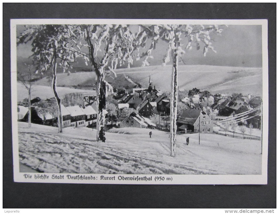 AK OBERWIESENTHAL 1937  .// D*15119 - Oberwiesenthal