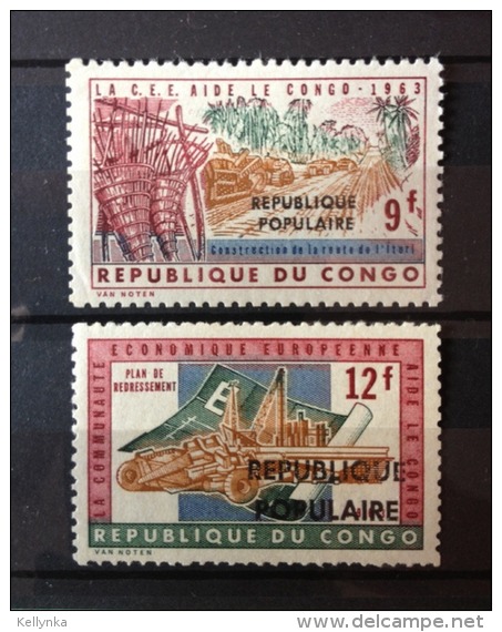 Belgian Congo - Katanga - Local Overprint - Stanleyville - 18/19 - MNH - Katanga