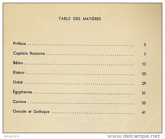 CALLIGRAPHIE ECRITURE RECUEIL MODELES D´ ALPHABETS ECRITURE à Dessiner 1959 - Andere & Zonder Classificatie