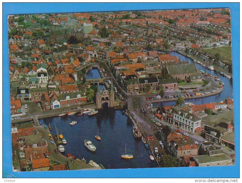 POSTCARD NETHERLANDS SNEEK GEZICHT OP DE WATERPOORT - Sneek