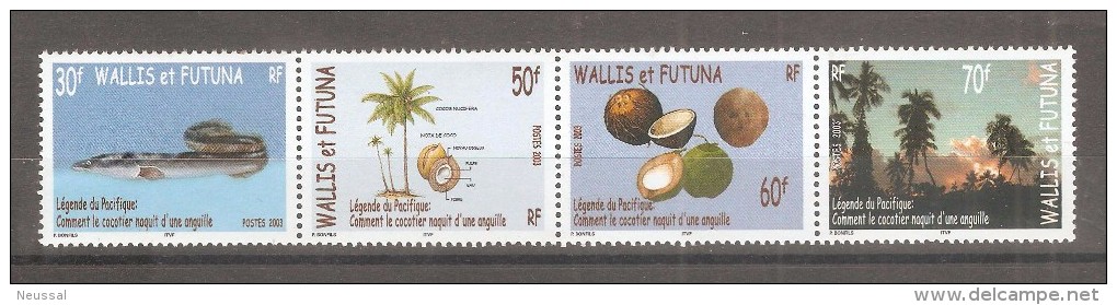 Serie Nº 605/8  Wallis Et Futuna - Nuevos