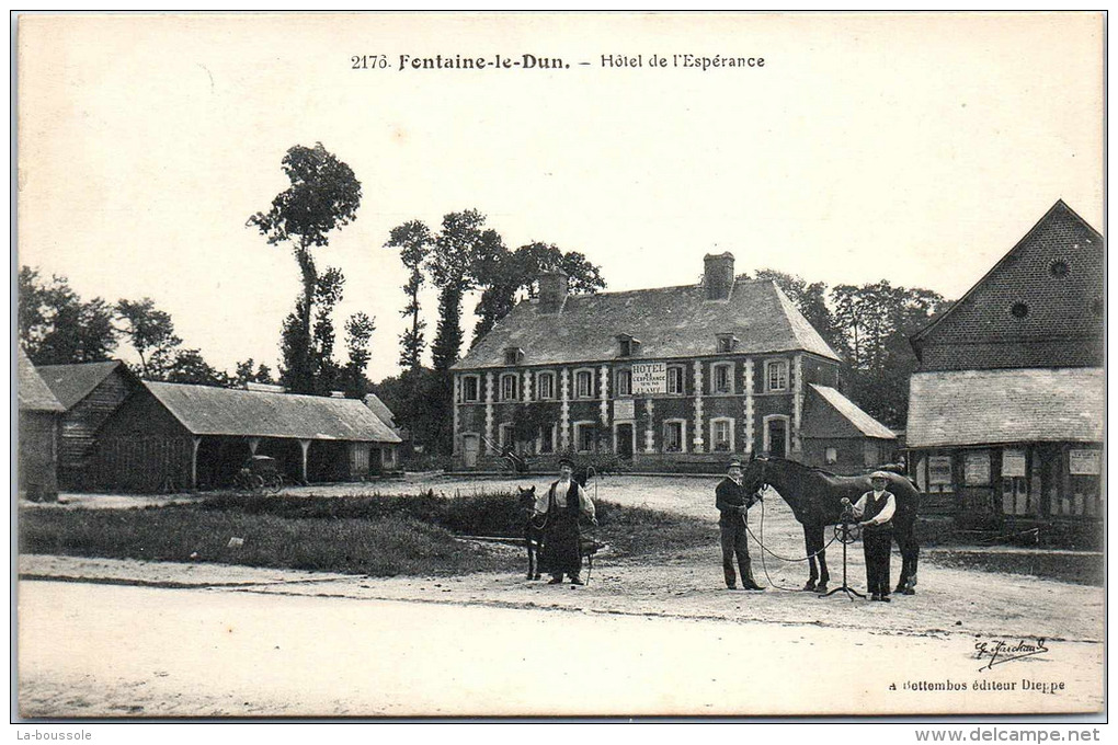 76 FONTAINE LE DUN - Hotel De L'espérance - Fontaine Le Dun