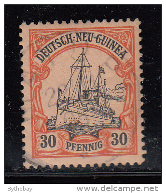 German New Guinea Used Scott #12 30pf Kaiser´s Yacht ´ Hohenzollern´ - German New Guinea