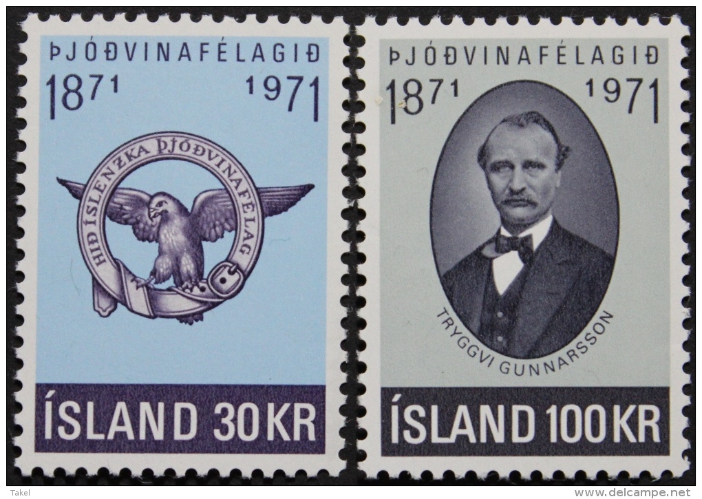 IJsland, 100 Jaar Patriottische Society Eilanden - Unused Stamps