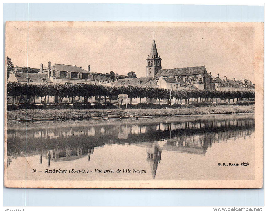 78 ANDRESY - Vue Prise De L'ile Nancy - Andresy